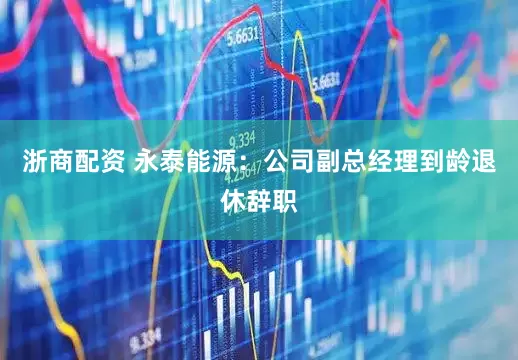 浙商配资 永泰能源：公司副总经理到龄退休辞职